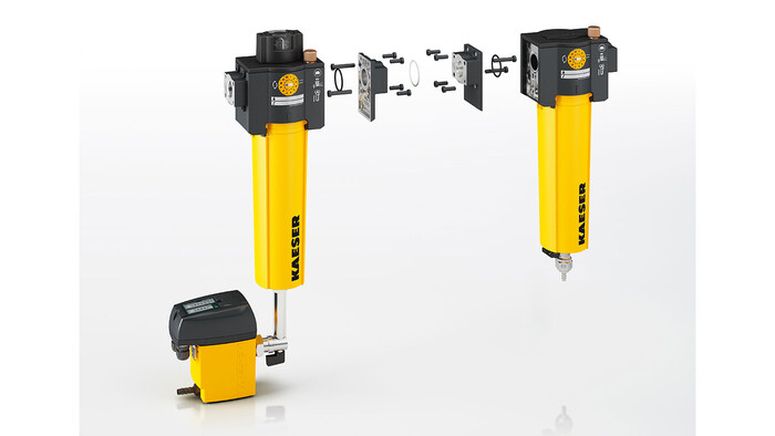 Filtro para el tratamiento del aire comprimido