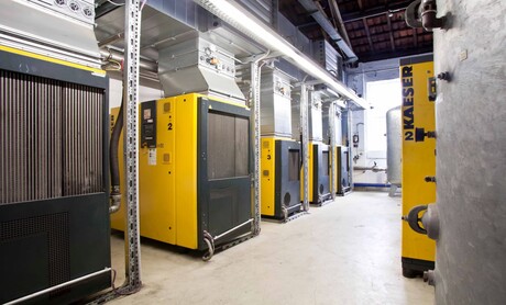 Estación de aire comprimido de Kaeser Kompressoren en Werner & Merz