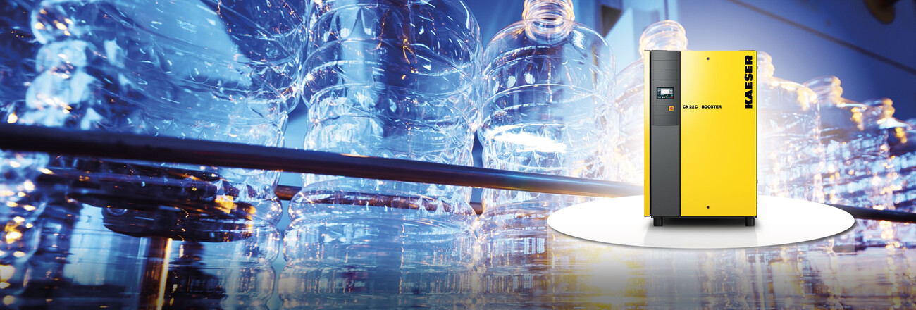 Boosters de alta presión de la serie CN C de Kaeser Kompressoren.