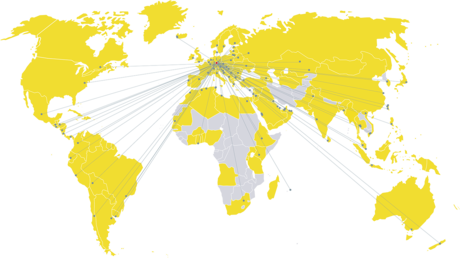 KAESER en todo el mundo: aire comprimido internacional