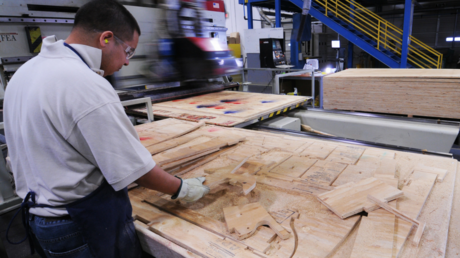 Aire comprimido para fabricación de productos de madera