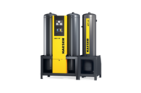 Secador de adsorción en combinación con secador de carbón activo para un aire comprimido libre de aceite.