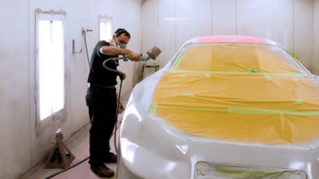 compressed air for paint booth and automotive finishes